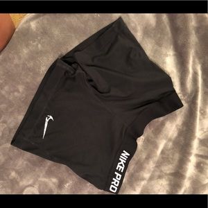 Nike Pro Spandex Gym Shorts